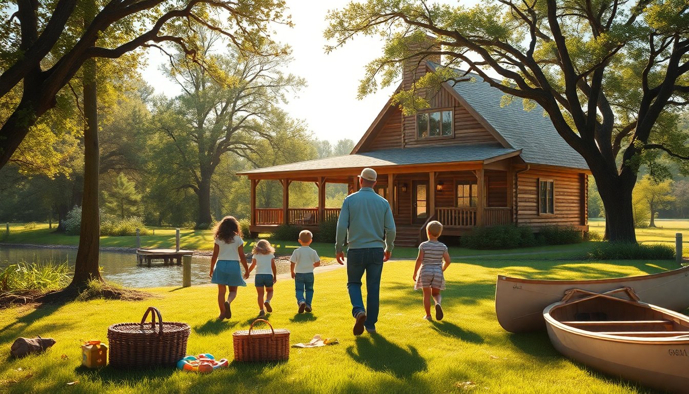 scopri la casa dei sogni al lago lavventura di una famiglia in texas 1761787908