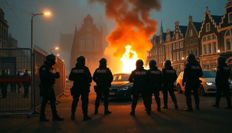 capodanno in olanda eventi di violenza e incendi che hanno scosso il paese 1767300700