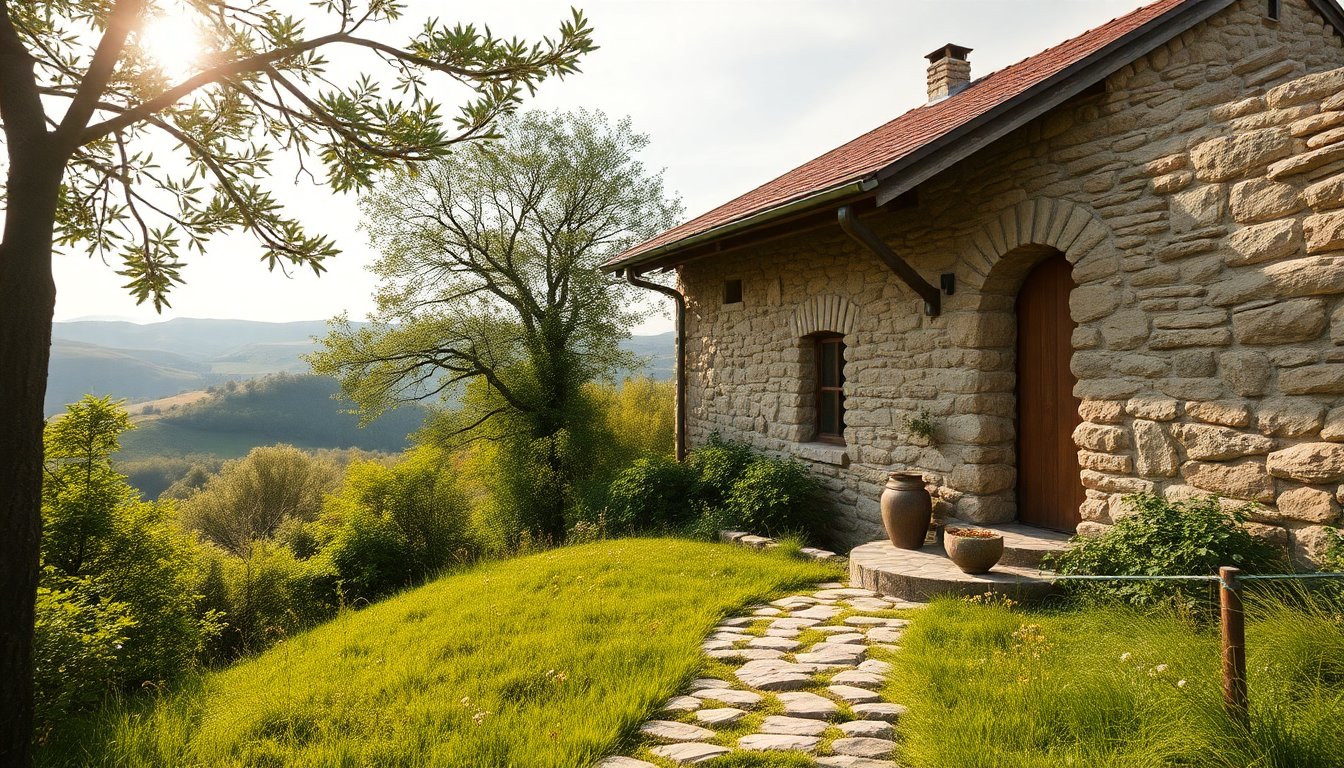 esplora il fascino delle abitazioni in pietra immersed nella natura 1767951349
