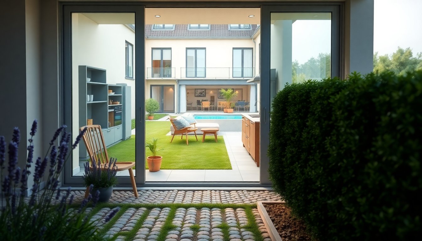 bilocale piano terra con giardino privato e box in residence signorile 1774945993