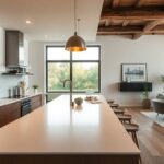 cucina con penisola soluzioni pratiche per un living contemporaneo 1773826900