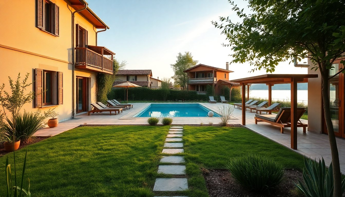 trilocale con giardino e piscina sul lago dendine il rifugio a ranzanico 1772509284