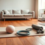 Come trasformare il salotto in uno studio pilates con cinque accessori